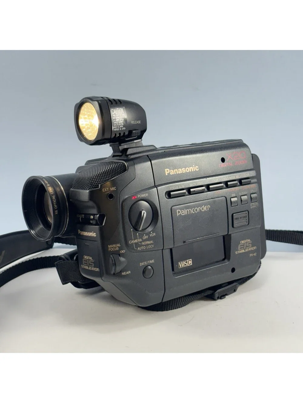 Vintage 1992 Panasonic Palmcorder PV-42 VHS-C VTG Camcorder Tested - NO BATTERY
